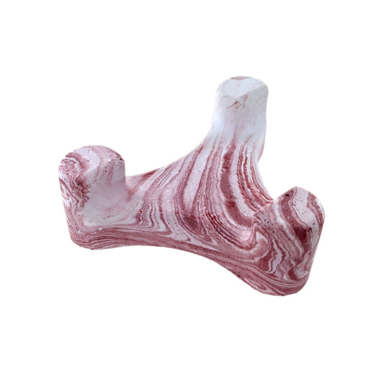 Porte savon "Trident" teinté rouge 